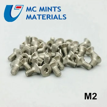 12pcs M2 x3-14mm Ti Bolt Titanium Bolt Flat Head Original Ti Color Not Polished Grade 2 Titanium Screw Ti Fastener
12pcs M2 x3-14mm Ti Bolt Titanium Bolt Flat Head Original Ti Color Not Polished Grade 2 Titanium Screw Ti Fastener