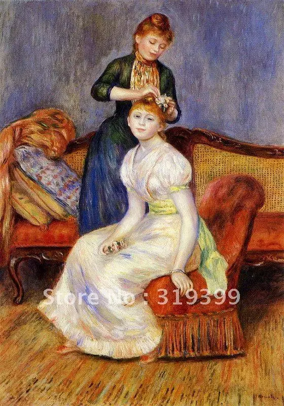Free DHL Shipping,handmade,Oil Painting Reproduction,the coiffure by pierre auguste renoir , oil painting on linen canvas
Free DHL Shipping,handmade,Oil Painting Reproduction,the coiffure by pierre auguste renoir , oil painting on linen canvas