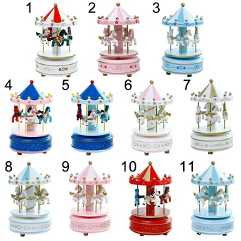 Romantic Carousel Horse Music Box Toy Artistic Wooden Carousel Music Boxes LBShipping
Romantic Carousel Horse Music Box Toy Artistic Wooden Carousel Music Boxes LBShipping