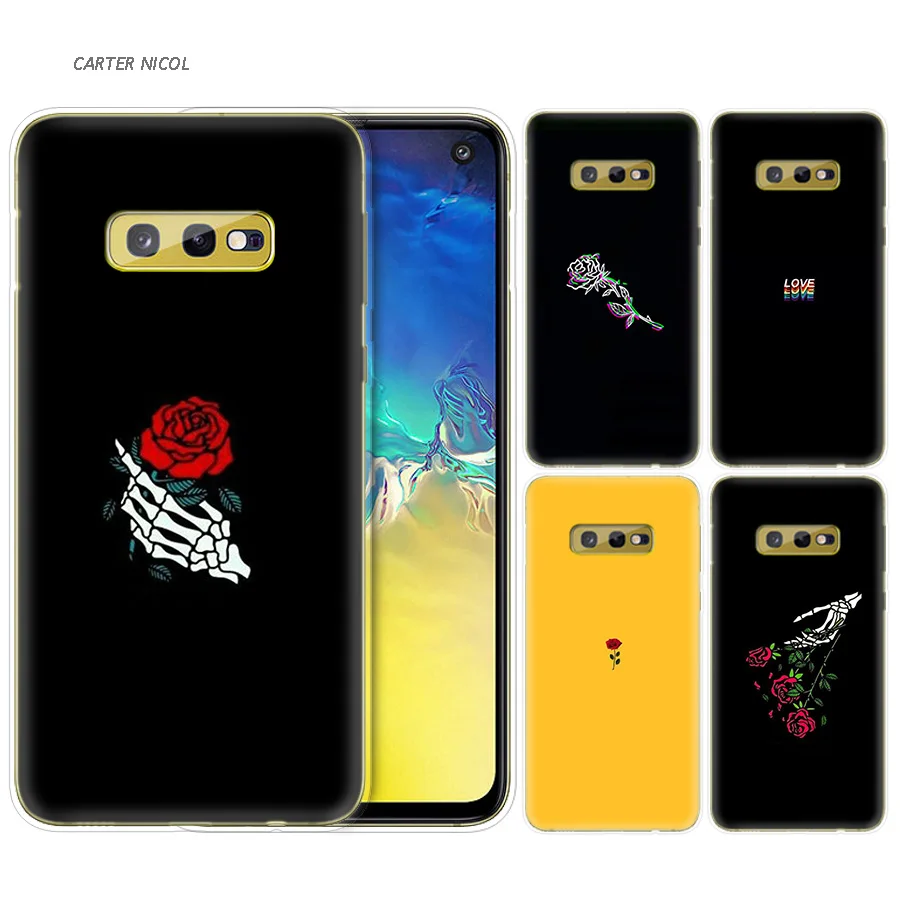 Silicone Case for Samsung Galaxy S10 S10e S8 S9 J4 J6 A6 A8 Plus 5G M30 M20 M10 A50 A30 A10 Cover Black Aesthetic Rose
Silicone Case for Samsung Galaxy S10 S10e S8 S9 J4 J6 A6 A8 Plus 5G M30 M20 M10 A50 A30 A10 Cover Black Aesthetic Rose