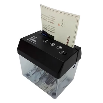Portable Mini USB Electric Shredder A6 Paper Documents Cutting Machine Tool Office Home Desktop Stationery Black
Portable Mini USB Electric Shredder A6 Paper Documents Cutting Machine Tool Office Home Desktop Stationery Black