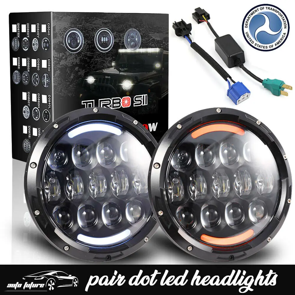 7inch 78W Round Led Headlight Car H4 H13 Turn Signal Light Waterproof High/Low Beam Light for Jeep Wrangler offroad Bulbs LED
7inch 78W Round Led Headlight Car H4 H13 Turn Signal Light Waterproof High/Low Beam Light for Jeep Wrangler offroad Bulbs LED