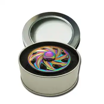 Multi-color Round Metal Hand Spinner EDC Anti Stress Fidget Toys Gyro DecompressionFidget Spinner ADHD Cool Gifts Rainbow Color
Multi-color Round Metal Hand Spinner EDC Anti Stress Fidget Toys Gyro DecompressionFidget Spinner ADHD Cool Gifts Rainbow Color