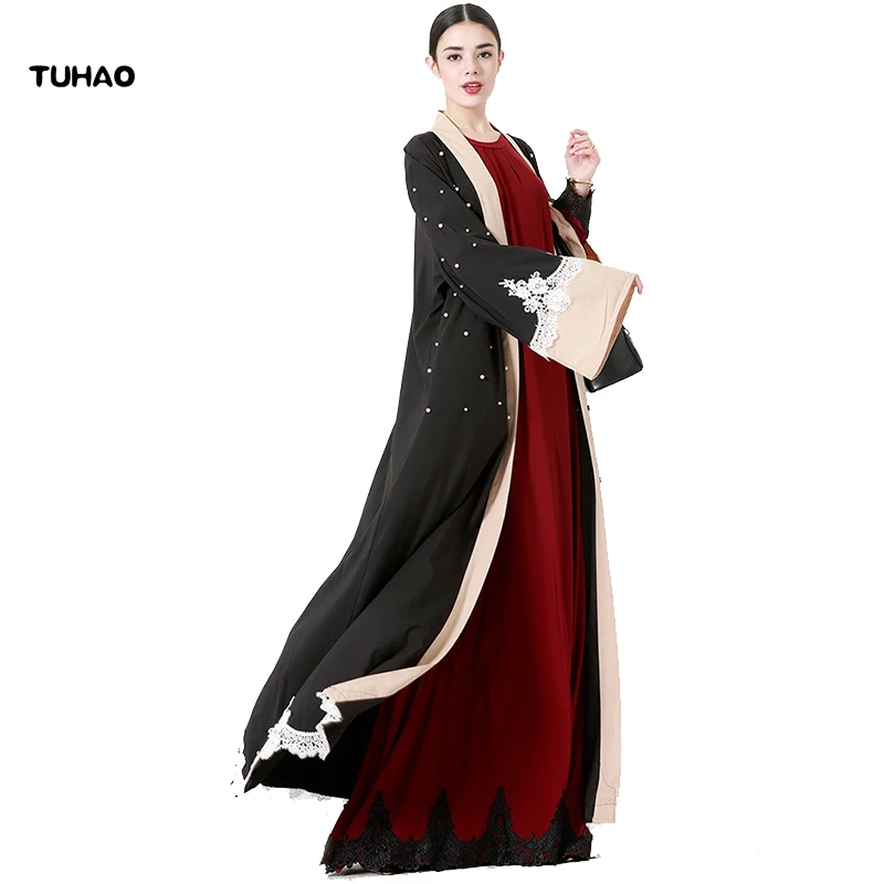 TUHAO Loose Pearl Patchwork Lace Dress Woman Vintage Muslim Robe Maxi Long Dresses Plus Sizes 4XL 5XL Overcoat Femme CM15
TUHAO Loose Pearl Patchwork Lace Dress Woman Vintage Muslim Robe Maxi Long Dresses Plus Sizes 4XL 5XL Overcoat Femme CM15