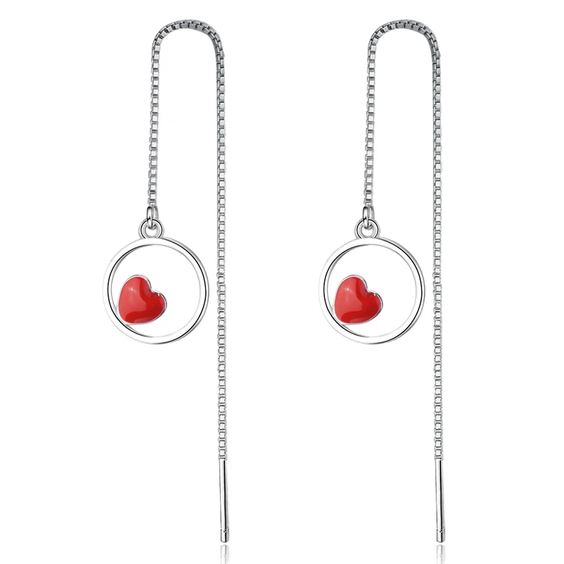 Модные серьги LUKENI из стерлингового серебра 925 пробы, длинные женские аксессуары, милые красные серьги-кисточки в форме сердца для девочек, ювелирные изделия на день рождения
Модные серьги LUKENI из стерлингового серебра 925 пробы, длинные женские аксессуары, милые красные серьги-кисточки в форме сердца для девочек, ювелирные изделия на день рождения