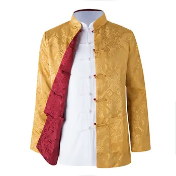 Long Sleeve Two Sided Traditional Chinese Clothes Tang Suit Top Spring Men Silk Embroidery Jacket Coat for Men
Long Sleeve Two Sided Traditional Chinese Clothes Tang Suit Top Spring Men Silk Embroidery Jacket Coat for Men
