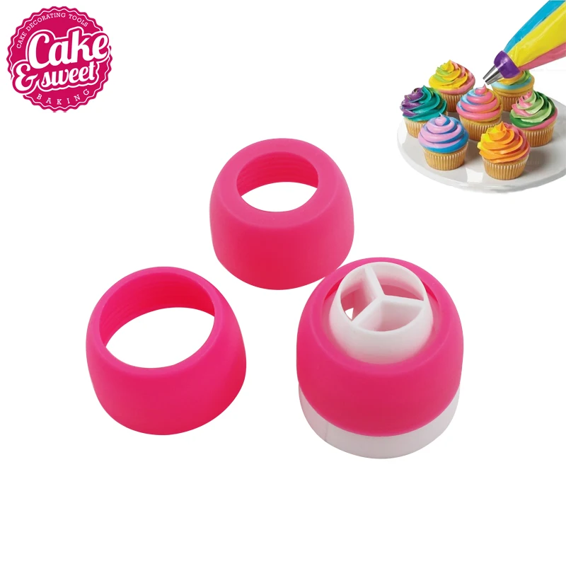3Sizes/Set Converter Cream Coupler Adaptor Plastic Icing Piping Nozzle Tip Bag Cake Pastry Decorating tools
3Sizes/Set Converter Cream Coupler Adaptor Plastic Icing Piping Nozzle Tip Bag Cake Pastry Decorating tools