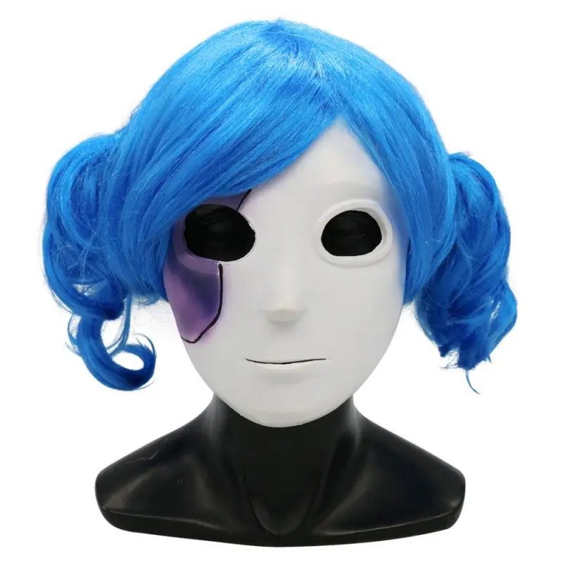 Role-playing accessories latex mask and short wig heat-resistant blue synthetic hairpin wig
Role-playing accessories latex mask and short wig heat-resistant blue synthetic hairpin wig