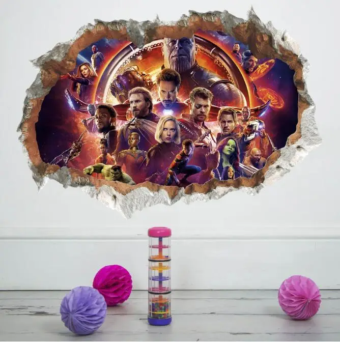 Wall Sticker 3D Avengers Stickers Decals Art Baby Nursery Home Decoration Captain America Kids Cartoon Poster
Wall Sticker 3D Avengers Stickers Decals Art Baby Nursery Home Decoration Captain America Kids Cartoon Poster