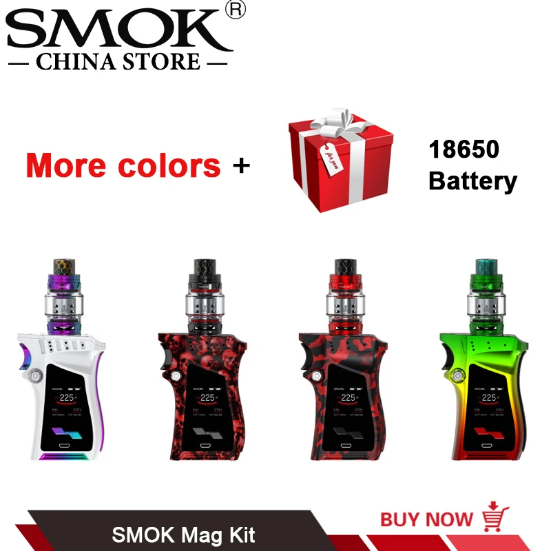 SMOK MAG Kit 225W BOX MOD & TFV12 Prince Tank 8ml Atomizer Vaporizer VS SMOK Mag Baby Electronic Cigarette starter kit
SMOK MAG Kit 225W BOX MOD & TFV12 Prince Tank 8ml Atomizer Vaporizer VS SMOK Mag Baby Electronic Cigarette starter kit