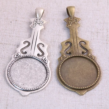 2pcs 25mm Inner Size Antique Bronze and Violin Cabochon Base Setting Charms Pendant
2pcs 25mm Inner Size Antique Bronze and Violin Cabochon Base Setting Charms Pendant