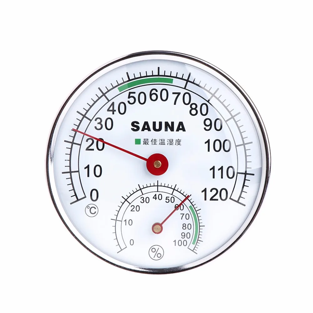 Stainless Steel Pointer Thermometer Hygrometer for Sauna Room Analog Dispalay Temperature Humidity Meter Tester Tools
Stainless Steel Pointer Thermometer Hygrometer for Sauna Room Analog Dispalay Temperature Humidity Meter Tester Tools