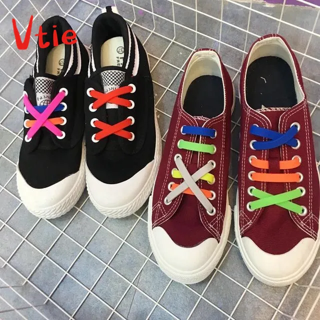 12pc/lot Women Elastic No Tie Shoelace Waterproof All Sneakers Fit Strap Shoelaces Silicone Lazy Laces 3 Kinds of Size Hot
12pc/lot Women Elastic No Tie Shoelace Waterproof All Sneakers Fit Strap Shoelaces Silicone Lazy Laces 3 Kinds of Size Hot