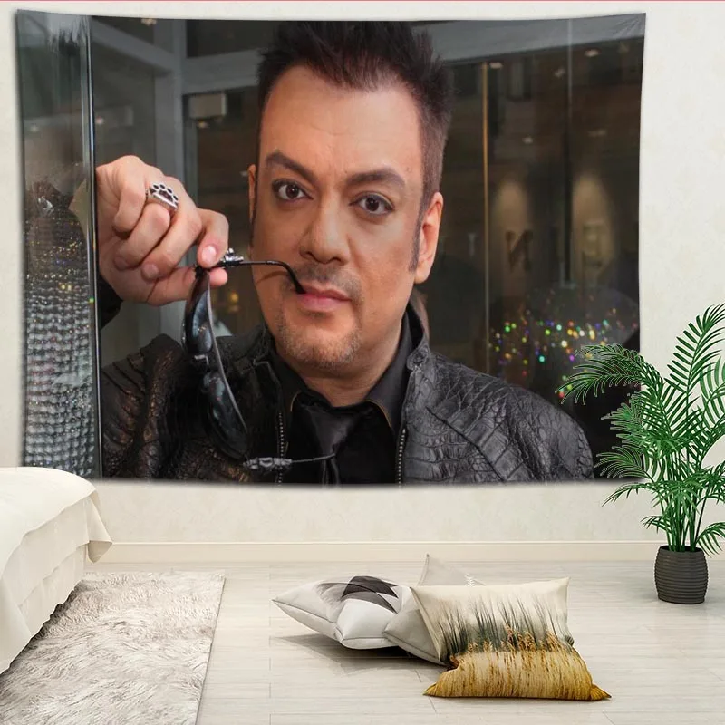 Custom Philip Kirkorov printed Creative tapestry living room bedroom background wall fabric hanging painting small fresh
Custom Philip Kirkorov printed Creative tapestry living room bedroom background wall fabric hanging painting small fresh