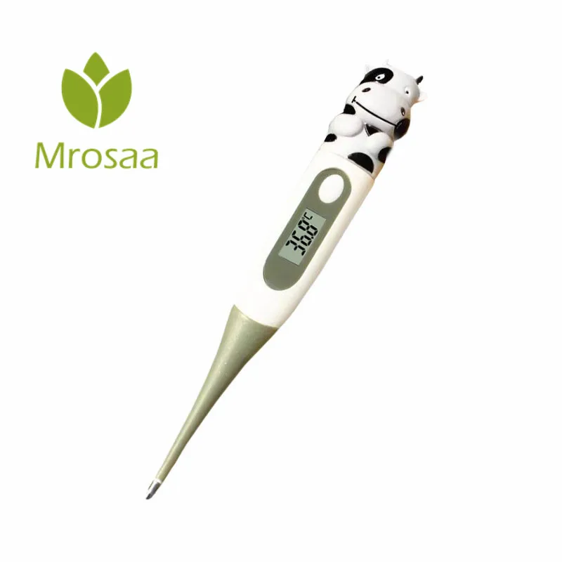 Baby Cute Cow Digital Soft Head Thermometer Rectal Oral Axillary Underarm Body Temperature Measurement Home Health Care Tool
Baby Cute Cow Digital Soft Head Thermometer Rectal Oral Axillary Underarm Body Temperature Measurement Home Health Care Tool
