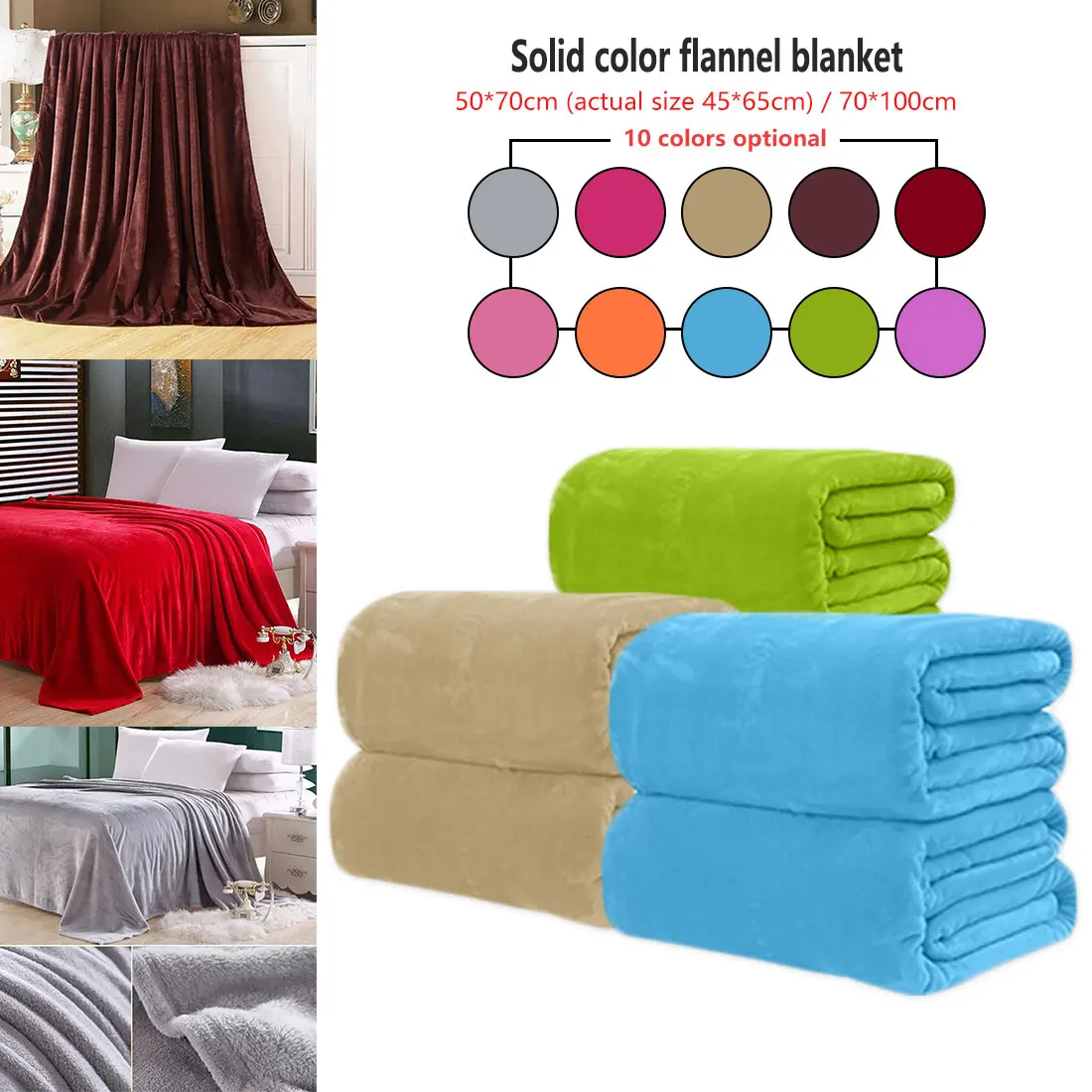 Portable Super Soft Flannel Blanket for Aircraft Sofa Office Children Blanket Fleece Car Travel Cover Blanket 50x70cm/70x100cm
Portable Super Soft Flannel Blanket for Aircraft Sofa Office Children Blanket Fleece Car Travel Cover Blanket 50x70cm/70x100cm