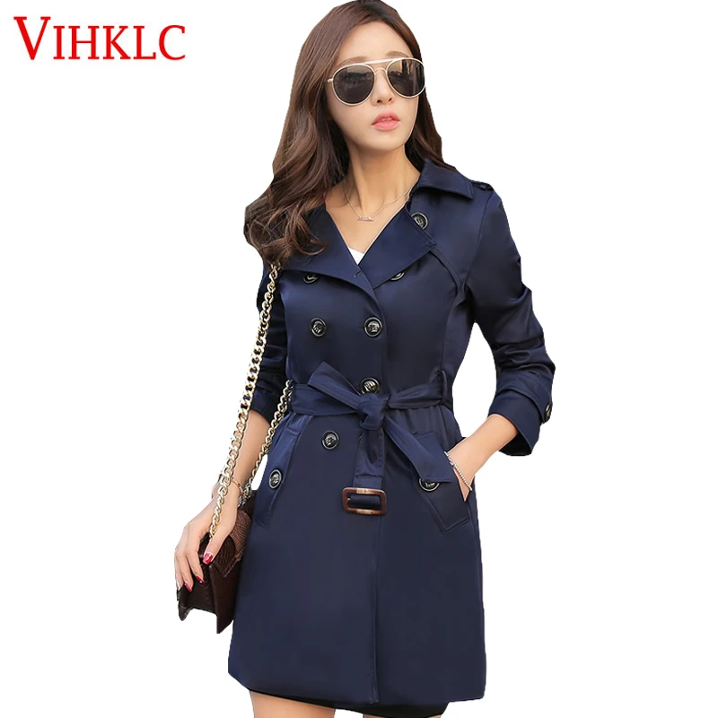 2017 Spring Autumn Fashion Loose Windbreaker Coats Women's Elegant Overcoat Double Breasted Belted Slim Long Trench Coat B20
2017 Spring Autumn Fashion Loose Windbreaker Coats Women's Elegant Overcoat Double Breasted Belted Slim Long Trench Coat B20