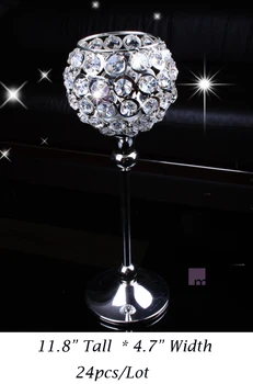 24Pcs/Lot, H30cm*W12cm, Fedex/Ems Free Ship,Ball Shape Crystal Votive Candle Holder, Wedding Centerpiece & Wedding Decoration
24Pcs/Lot, H30cm*W12cm, Fedex/Ems Free Ship,Ball Shape Crystal Votive Candle Holder, Wedding Centerpiece & Wedding Decoration
