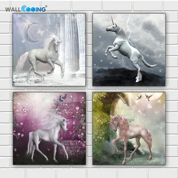 4 panels colorful horse canvas painting unicorn art Modular pictures christmas decorations home painting poster wall unicorn
4 panels colorful horse canvas painting unicorn art Modular pictures christmas decorations home painting poster wall unicorn