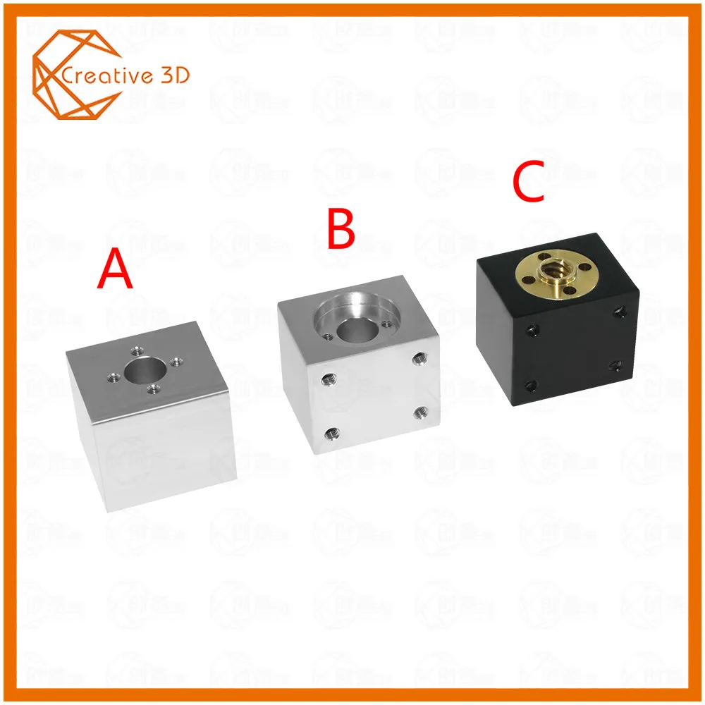 T8 Lead Screw Nut Housing Bracket For 3D Printer Parts T8 Trapezoidal Lead Screw Conversion Nut Seat Aluminum Block
T8 Lead Screw Nut Housing Bracket For 3D Printer Parts T8 Trapezoidal Lead Screw Conversion Nut Seat Aluminum Block