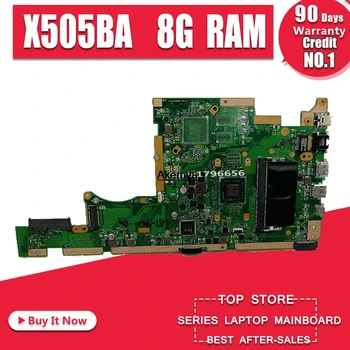 X505BA Motherboard For ASUS K505B A580B X505BP Laptop motherboard X505BA Mainboard test OK A9-9420P CPU 8G RAM
X505BA Motherboard For ASUS K505B A580B X505BP Laptop motherboard X505BA Mainboard test OK A9-9420P CPU 8G RAM