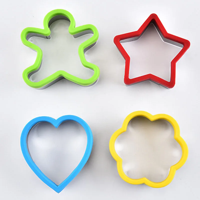 430 Stainless Steel Cake Cookie Mold DIY Kitchen Baking Tools Of 4-piece Baking Set
430 Stainless Steel Cake Cookie Mold DIY Kitchen Baking Tools Of 4-piece Baking Set