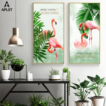 Tropical Flamingo Illustration Canvas Print Large Wall Art Plants Poster Decoration Animal Birds Pink Painting Girl's Room Decor
Tropical Flamingo Illustration Canvas Print Large Wall Art Plants Poster Decoration Animal Birds Pink Painting Girl's Room Decor
