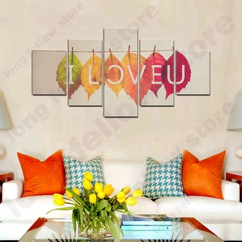 5 Piece Color Leaves Love Poster Print Romatic Home Decor Abstract Wall Art Canvas Painting for Room Kitchen Wall Decor Dropship
5 Piece Color Leaves Love Poster Print Romatic Home Decor Abstract Wall Art Canvas Painting for Room Kitchen Wall Decor Dropship