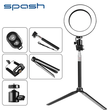 spash 8 inch Mini LED Ring Light Portable Video Light for Youtube Photo Shooting 64 SMD LED Annular Lamp 3200K/5500K CRI90
spash 8 inch Mini LED Ring Light Portable Video Light for Youtube Photo Shooting 64 SMD LED Annular Lamp 3200K/5500K CRI90