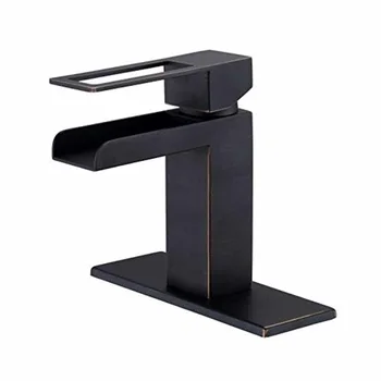Homedec Bathroom Waterfall Spout Sink Faucet Deck Mounted Single Handle Basin Mixer Tap , Brushed Nickel Or Oil Rubbed Bronze
Homedec Bathroom Waterfall Spout Sink Faucet Deck Mounted Single Handle Basin Mixer Tap , Brushed Nickel Or Oil Rubbed Bronze