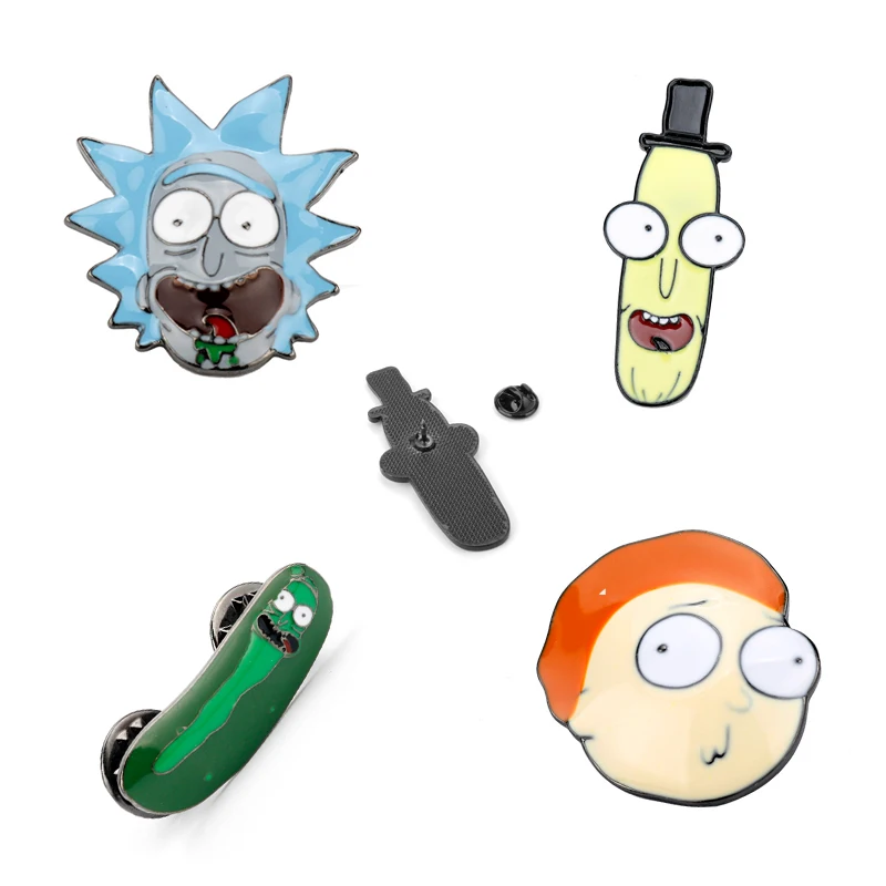 Rick and Morty Brooch Cartoon Cloth Jewelry Enamel pin Women Men Lapel pins backpack hat Badge Brooches Accessories Gift
Rick and Morty Brooch Cartoon Cloth Jewelry Enamel pin Women Men Lapel pins backpack hat Badge Brooches Accessories Gift