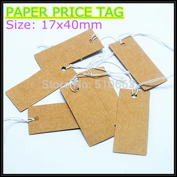 1000pcs brown paper kraft paper price tags paper labels size 17x40mm garment labels jewelry packages findings
1000pcs brown paper kraft paper price tags paper labels size 17x40mm garment labels jewelry packages findings