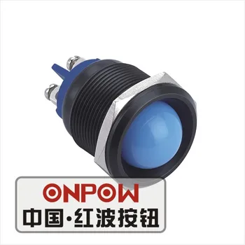 ONPOW 22mm Metal LED Waterproof IP68 Signal lamp, Black indicator lamp, indicator light (GQ22G-D/L/B/6V/A) CE,RoHS
ONPOW 22mm Metal LED Waterproof IP68 Signal lamp, Black indicator lamp, indicator light (GQ22G-D/L/B/6V/A) CE,RoHS