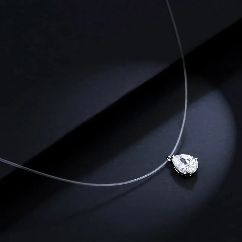 SINLEERY Dazzling Zircon Round Heart Corss Pendant Transparent Fishing Line Choker Necklace Invisible Chain XL067 SSH
SINLEERY Dazzling Zircon Round Heart Corss Pendant Transparent Fishing Line Choker Necklace Invisible Chain XL067 SSH