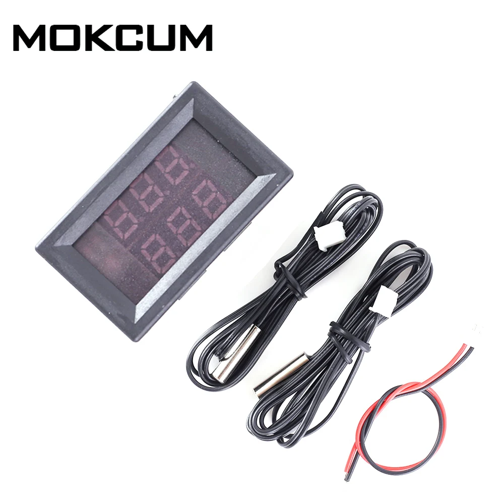 DC4-28V Car thermometer Dual Display Digital Thermometer Fahrenheit with NTC Waterproof Metal Probe Temperature Sensor
DC4-28V Car thermometer Dual Display Digital Thermometer Fahrenheit with NTC Waterproof Metal Probe Temperature Sensor