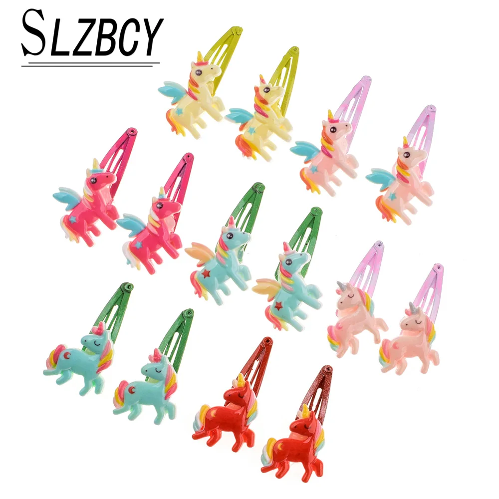 7 pairs/lot Children Girls Cartoon Unicorn Hair Clips Cute Animal Acrylic Hairpins Hair Accessories for Kids Birthday Gift
7 pairs/lot Children Girls Cartoon Unicorn Hair Clips Cute Animal Acrylic Hairpins Hair Accessories for Kids Birthday Gift