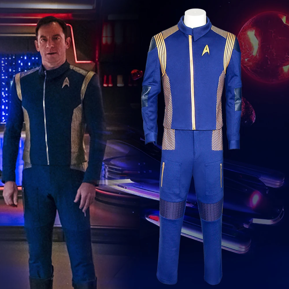 Star Trek Discovery Captain Lorca Cosplay Costume Starfleet Uniform