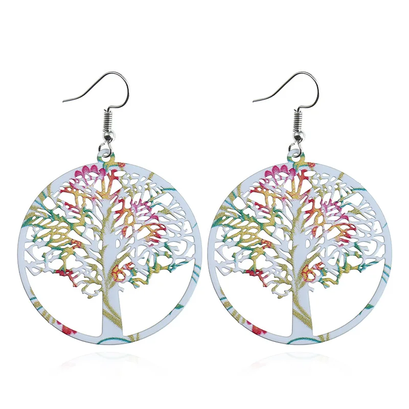 Doreen Box Fashion Drop Earrings Stainless Steel Earrings White Green Round Tree Color Charms 6cm(2 3/8") x 4cm(1 5/8"), 1 Pair
Doreen Box Fashion Drop Earrings Stainless Steel Earrings White Green Round Tree Color Charms 6cm(2 3/8") x 4cm(1 5/8"), 1 Pair