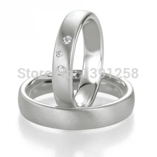 JH Cople Series 5mm Solid Genuine Satin 9ct 9k White Gold Natural I1 Diamond Wedding Ring Couples Lovers Ring A Pair
JH Cople Series 5mm Solid Genuine Satin 9ct 9k White Gold Natural I1 Diamond Wedding Ring Couples Lovers Ring A Pair