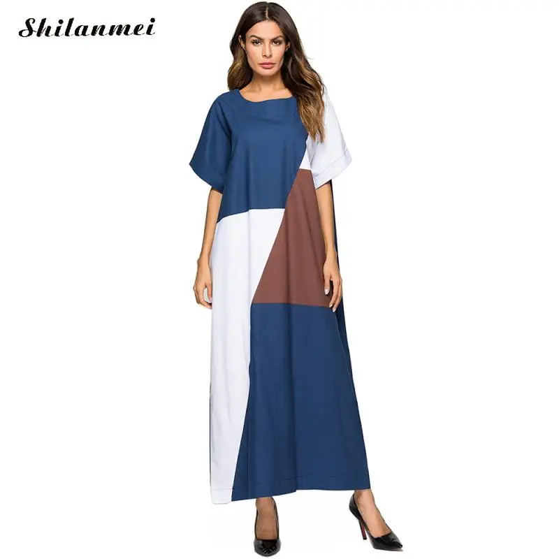 Abaya Arabic Muslim Dress Islamic Clothing Dubai Long Hijab Dresses Kaftan Women Fashion Patchwork Summer Ramadan Turkish Robe
Abaya Arabic Muslim Dress Islamic Clothing Dubai Long Hijab Dresses Kaftan Women Fashion Patchwork Summer Ramadan Turkish Robe