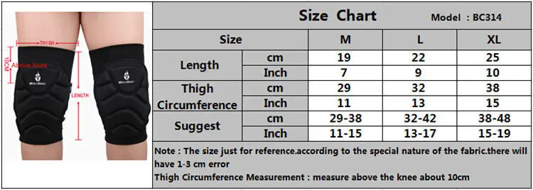 Volleyball Size Chart