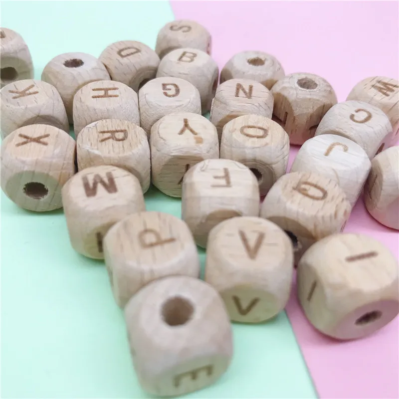 26pcs Baby Nursing Accessories Beech Square Shape 12mm Chew Wooden Letter Beads DIY Teething Jewelry Crib Toy Baby Teether
26pcs Baby Nursing Accessories Beech Square Shape 12mm Chew Wooden Letter Beads DIY Teething Jewelry Crib Toy Baby Teether