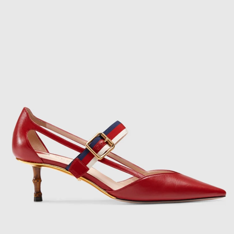 Daiwenjie Classic Woman Pumps Pointed Toe High Heels Genuine Leather Kittens Buckle Stiletto Cut-Outs Thin Heels Women Shoes
Daiwenjie Classic Woman Pumps Pointed Toe High Heels Genuine Leather Kittens Buckle Stiletto Cut-Outs Thin Heels Women Shoes
