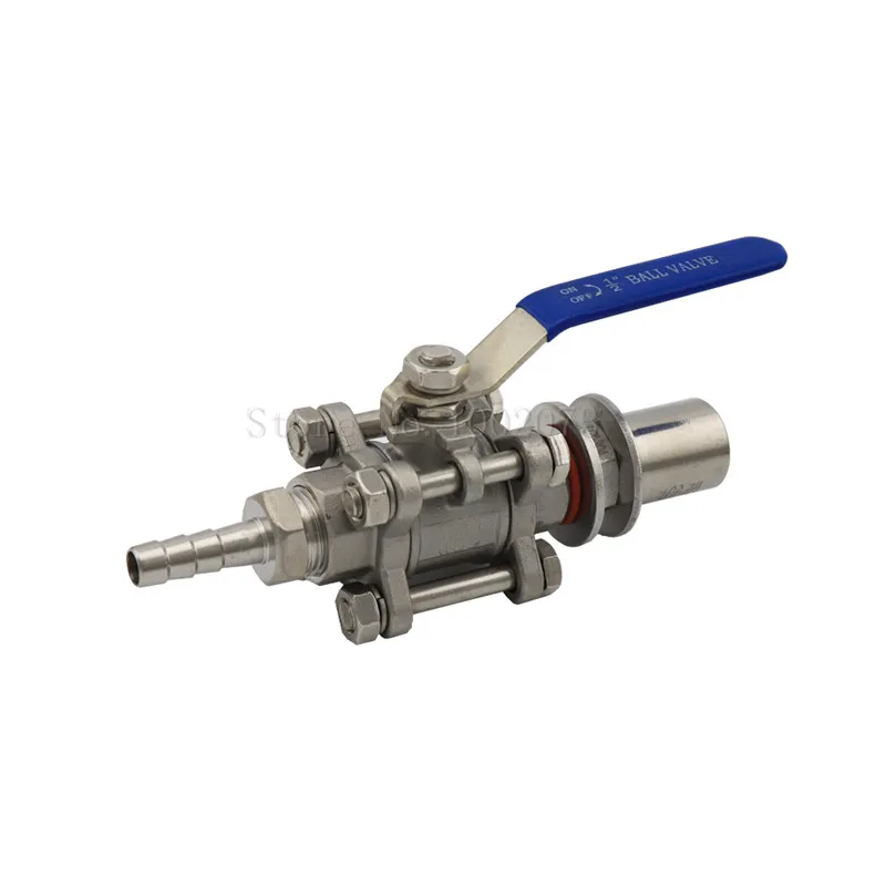 Stainless Steel Ball Valve With 1/2" Hose Barb Pipe & Flat Washer Weldless Compact Kettle Ball Valve Home Brew Hardware Fitting
Stainless Steel Ball Valve With 1/2" Hose Barb Pipe & Flat Washer Weldless Compact Kettle Ball Valve Home Brew Hardware Fitting