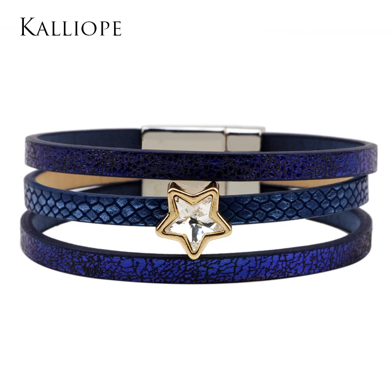 NEW 2019 fashion show Ruili magazine leather jewelry manufacturers supply stars for women pulseiras Valentine's Day gift
NEW 2019 fashion show Ruili magazine leather jewelry manufacturers supply stars for women pulseiras Valentine's Day gift