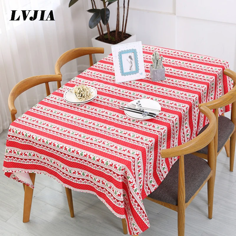 Christmas Table cloth Red Snowflake XmasTree Deer stripe TableCloth linen Rectangular Lace table cover Table Decor ZBLX004
Christmas Table cloth Red Snowflake XmasTree Deer stripe TableCloth linen Rectangular Lace table cover Table Decor ZBLX004