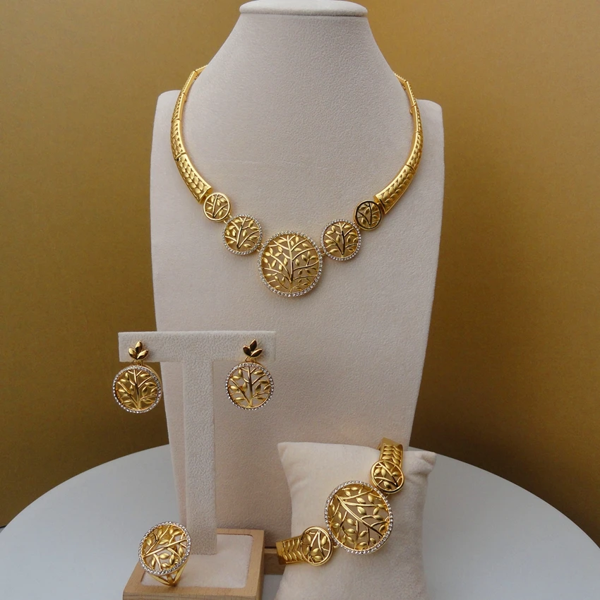 Yuminglai 2019 New Design Luxury Dubai Jewlries Ladies African Gold Jewelry Set FHK5703
Yuminglai 2019 New Design Luxury Dubai Jewlries Ladies African Gold Jewelry Set FHK5703