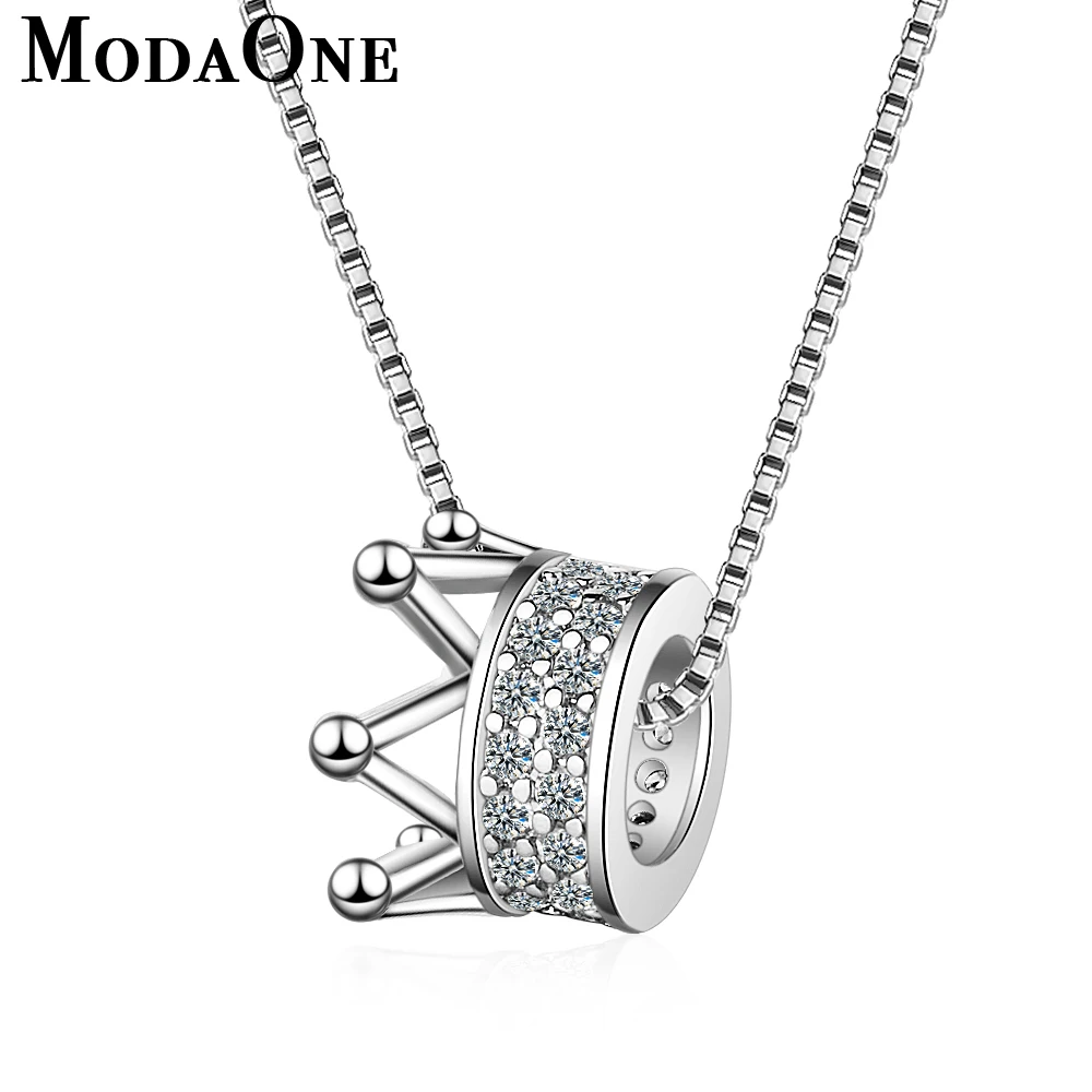 Фото Цепочка ModaOne для женщин ожерелье золотого и серебряного цвета с короной s 2