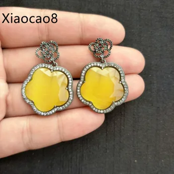Yellow Blue White Stone Earrings Women Fashion Jewelry Trendy Dangle Earrings Woman Light Earring Oorbellen Bijoux Femme Gift
Yellow Blue White Stone Earrings Women Fashion Jewelry Trendy Dangle Earrings Woman Light Earring Oorbellen Bijoux Femme Gift