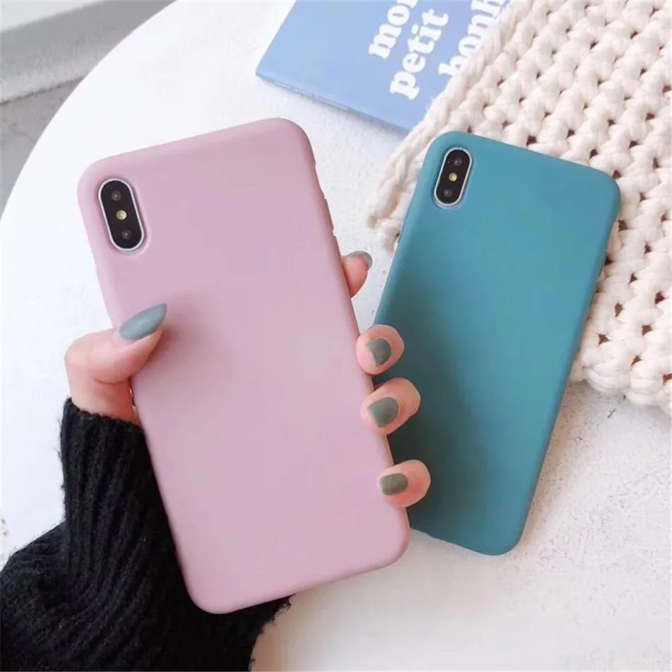 Candy Color Phone Case For iPhone XS Max XR XS X 8 Plus Simple Plain Silicone Cover For iPhone 6 6S 7 Plus Soft TPU Case
Candy Color Phone Case For iPhone XS Max XR XS X 8 Plus Simple Plain Silicone Cover For iPhone 6 6S 7 Plus Soft TPU Case